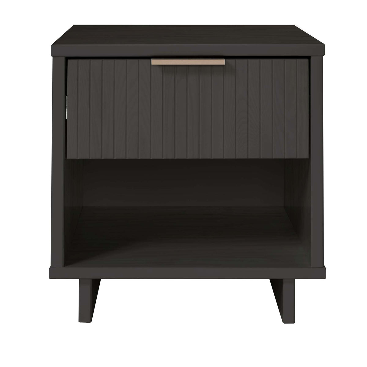 Granville Nightstand with 1 Drawer solid wood dark espresso by HouseOfZazla on Tampa Home & Garden Store