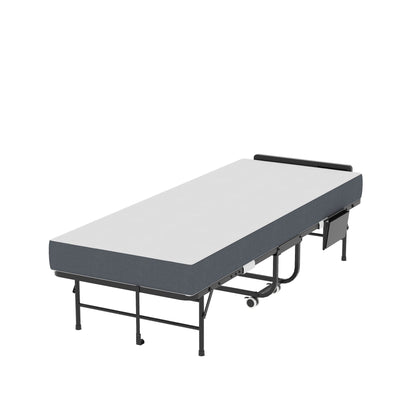 Adjustable Head and Memory Foam Folding Guest Bed