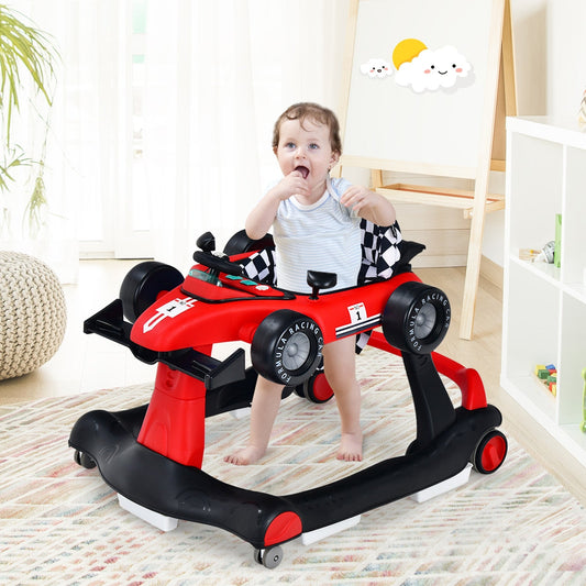 4-in-1 Foldable Activity Push Walker with Adjustable Height - Tampa Home & Garden Store