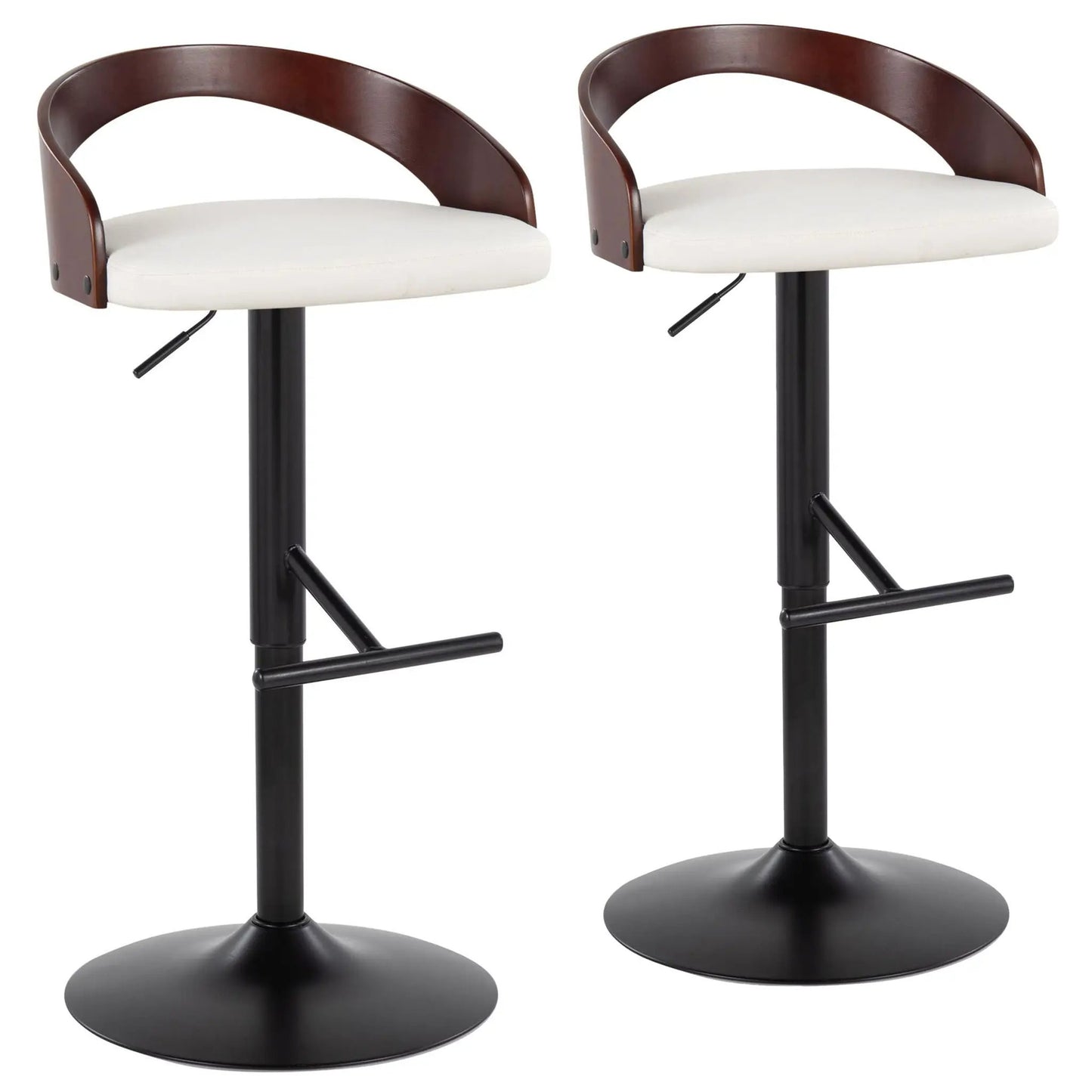 Grotto Adjustable Barstool With Swivel Set Of 2