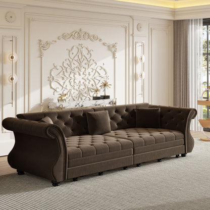 Oversized Chesterfield Sofa and a Pull Out Bed