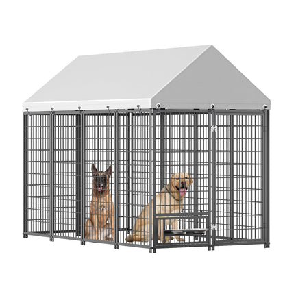 Large Outdoor Dog Kennel for Backyard and Patio
