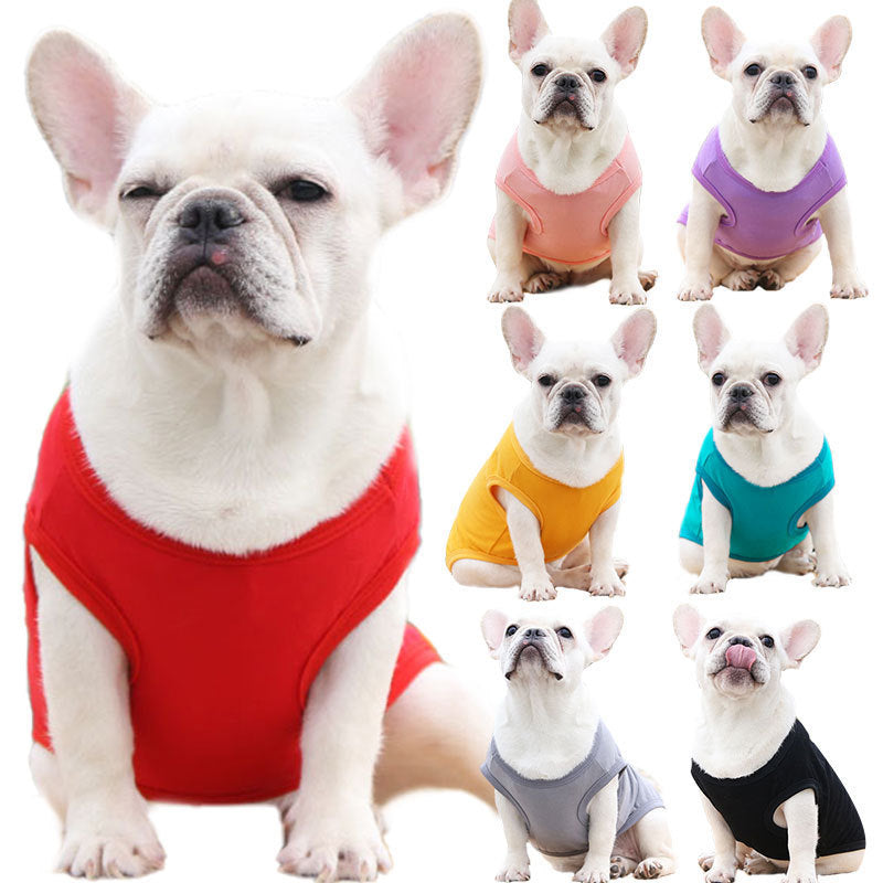 Pet Zen colorful dog vests set for XS-5XL dogs; 7 pieces on Tampa Home & Garden Store