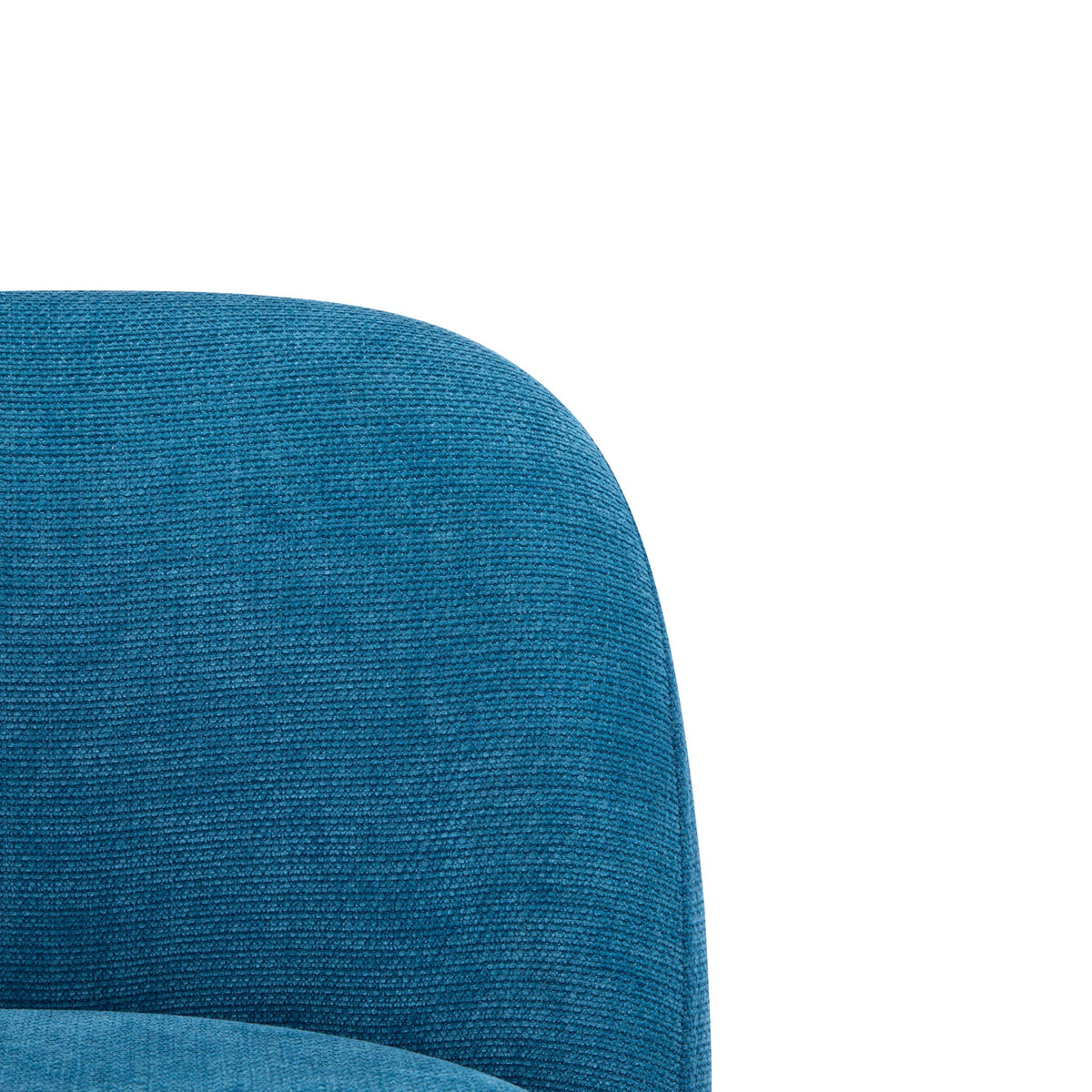 Rio Claro indoor upholstered barstool blue textured fabric close-up on Tampa Home & Garden Store