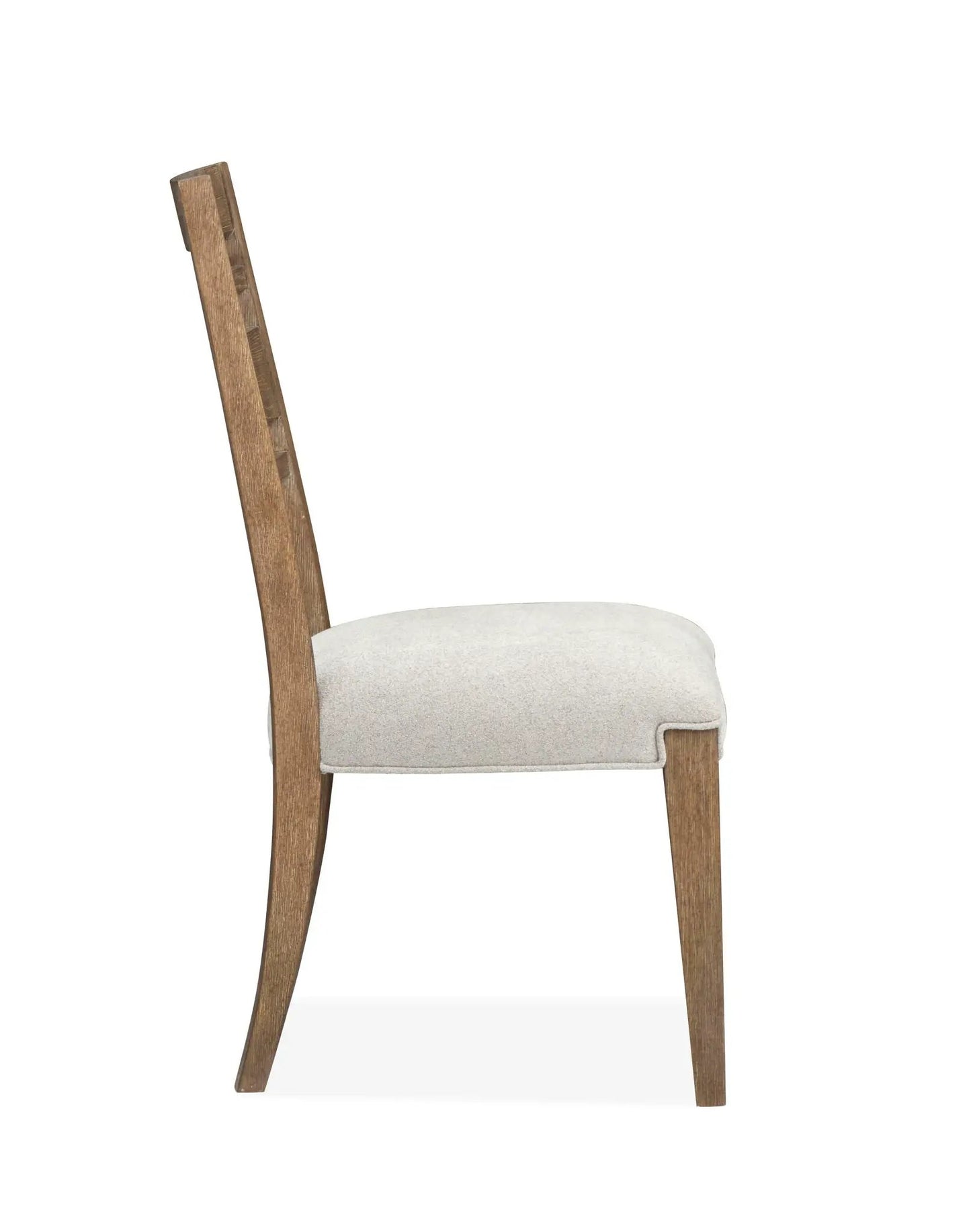 Plum Creek Upholstered Side Chair With Wood Back