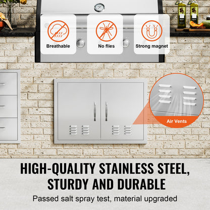 Stainless Steel BBQ Access Door for Kitchens