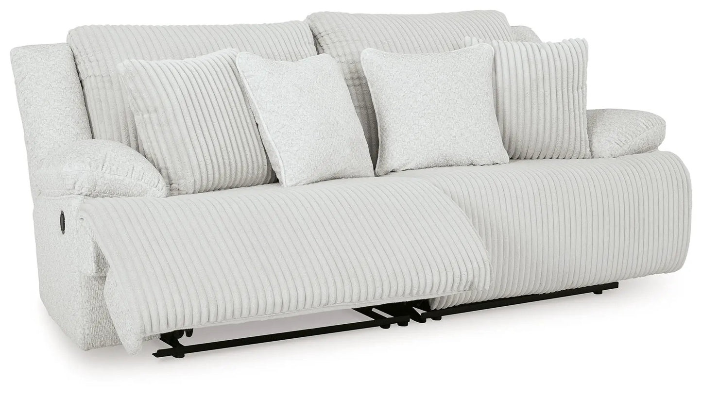 Top Tier Corduroy Reclining Sectional with Chaise