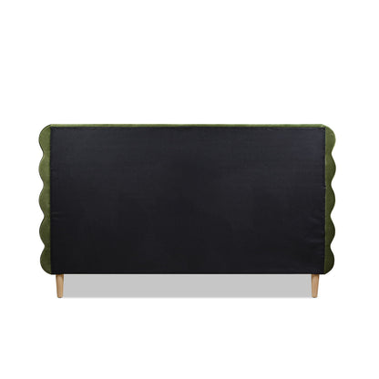 Stockholm Wavy Headboard and Platform Bed