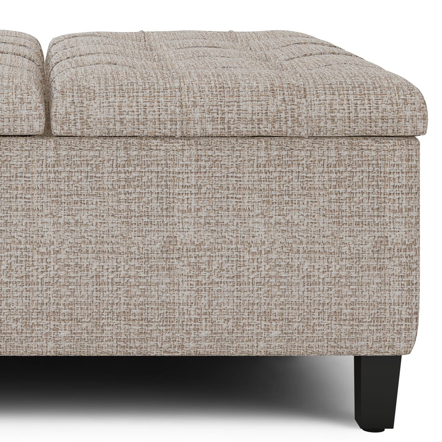 Harrison Upholstered Coffee Table Storage Ottoman