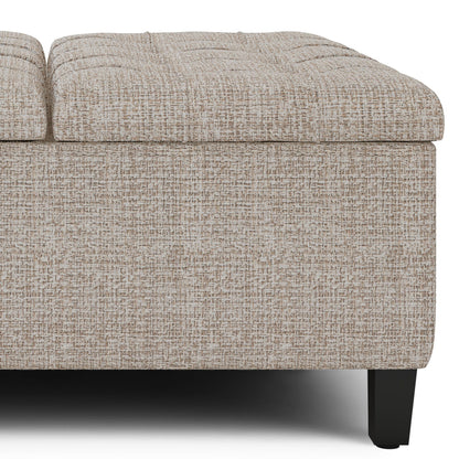 Harrison Upholstered Coffee Table Storage Ottoman