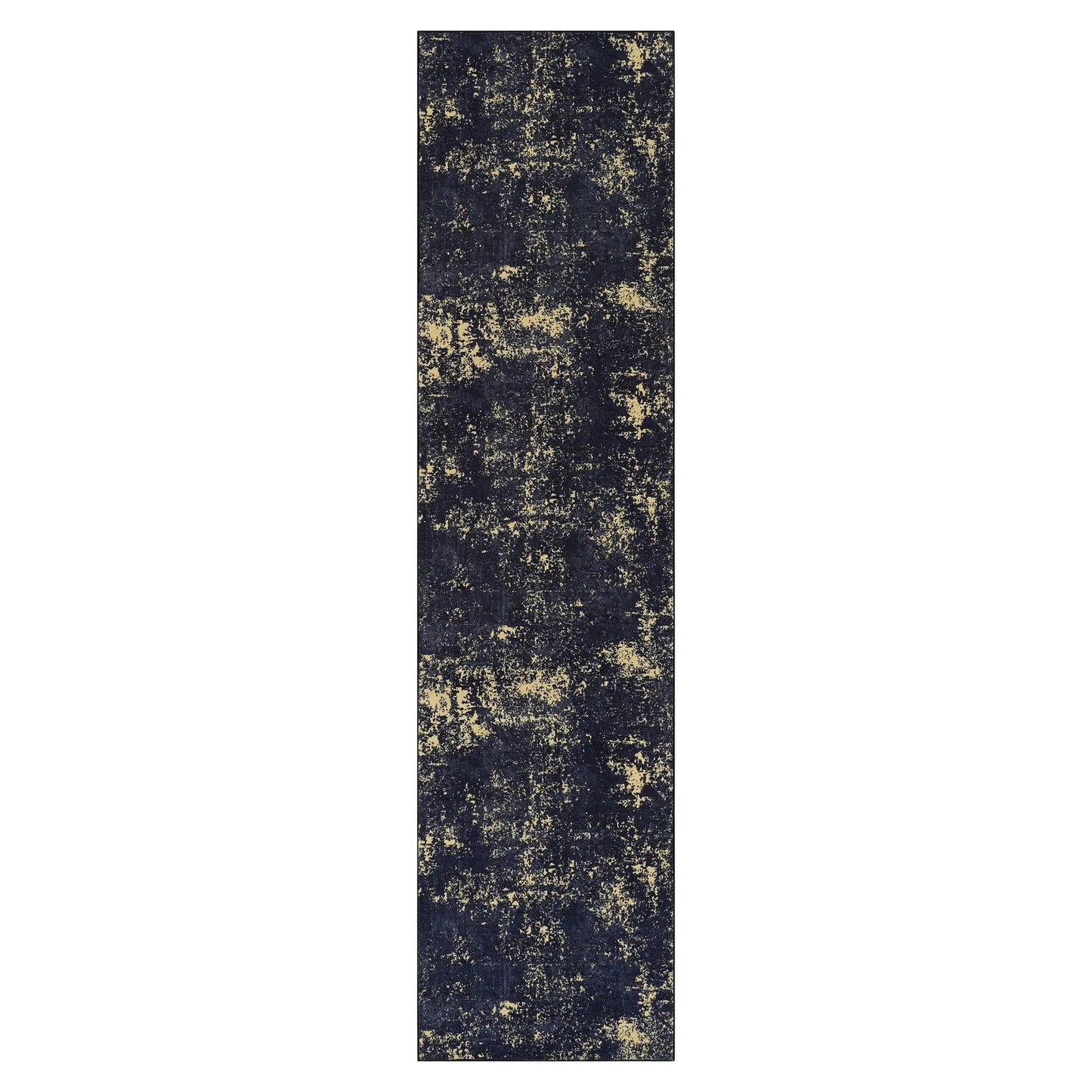 Maval Washable Runner Rug With Medallion Pattern