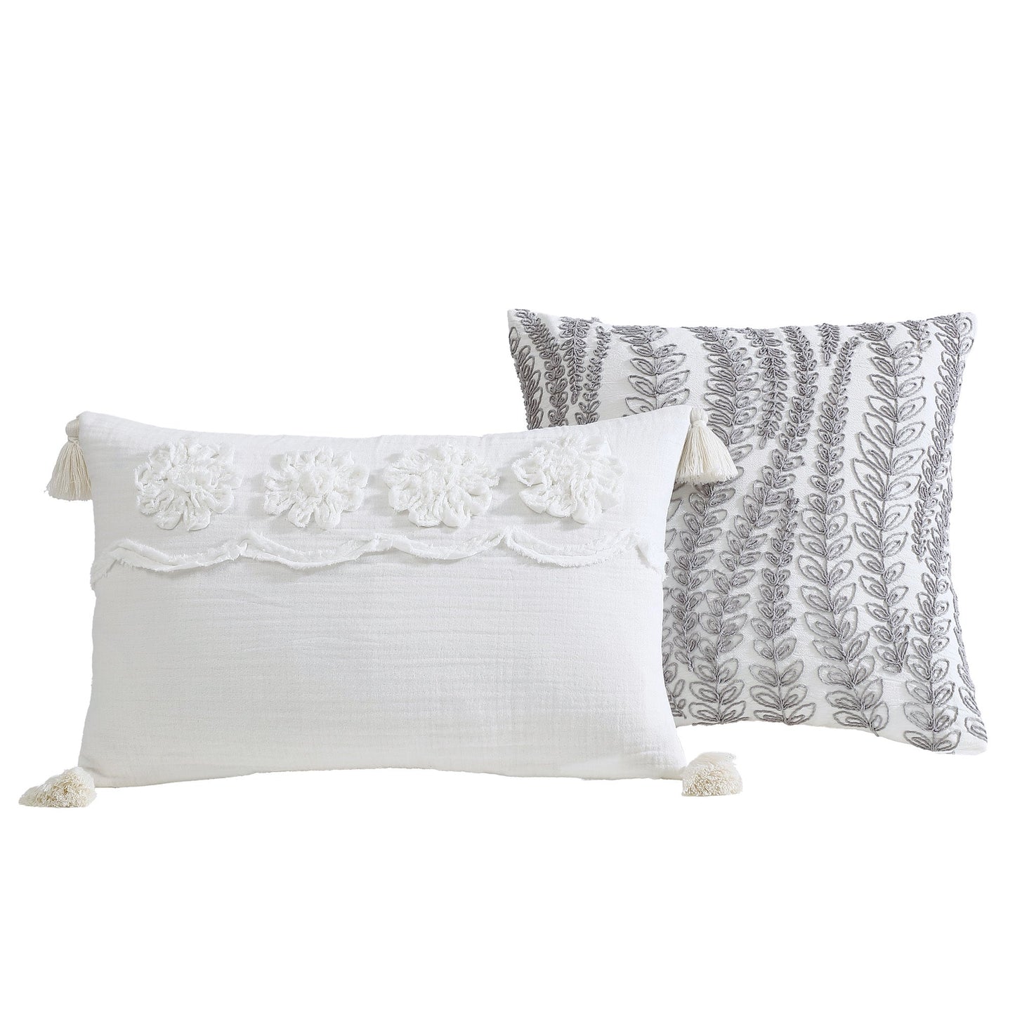 Tacey 5 Piece Textured And Cotton Bedding