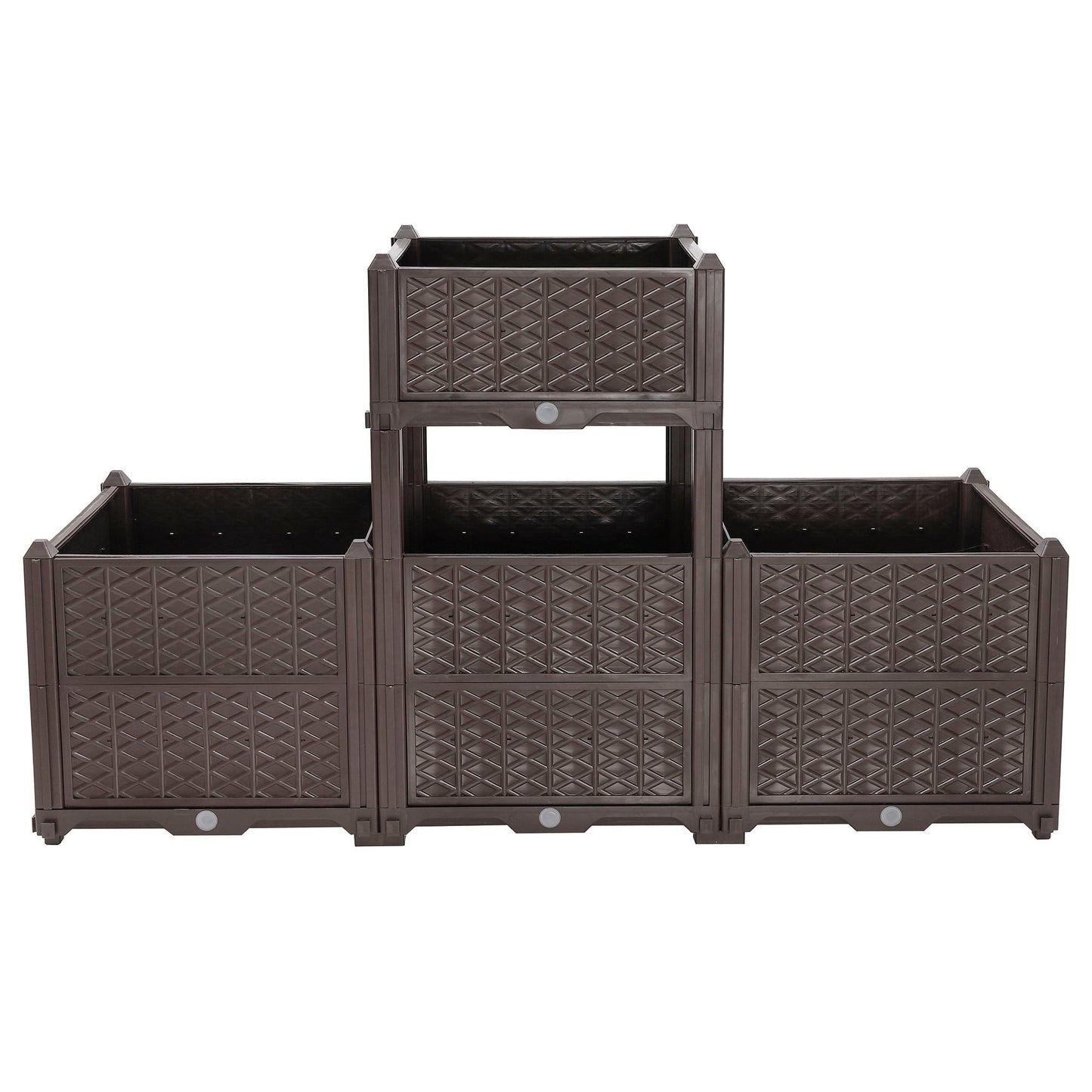 Indoor Outdoor Rectangular Planter Box and Kit