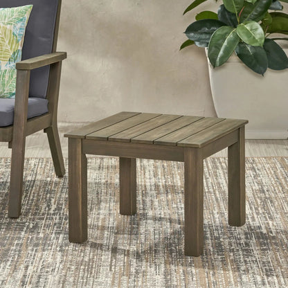 Halcyon Outdoor Side Table and Slat Design