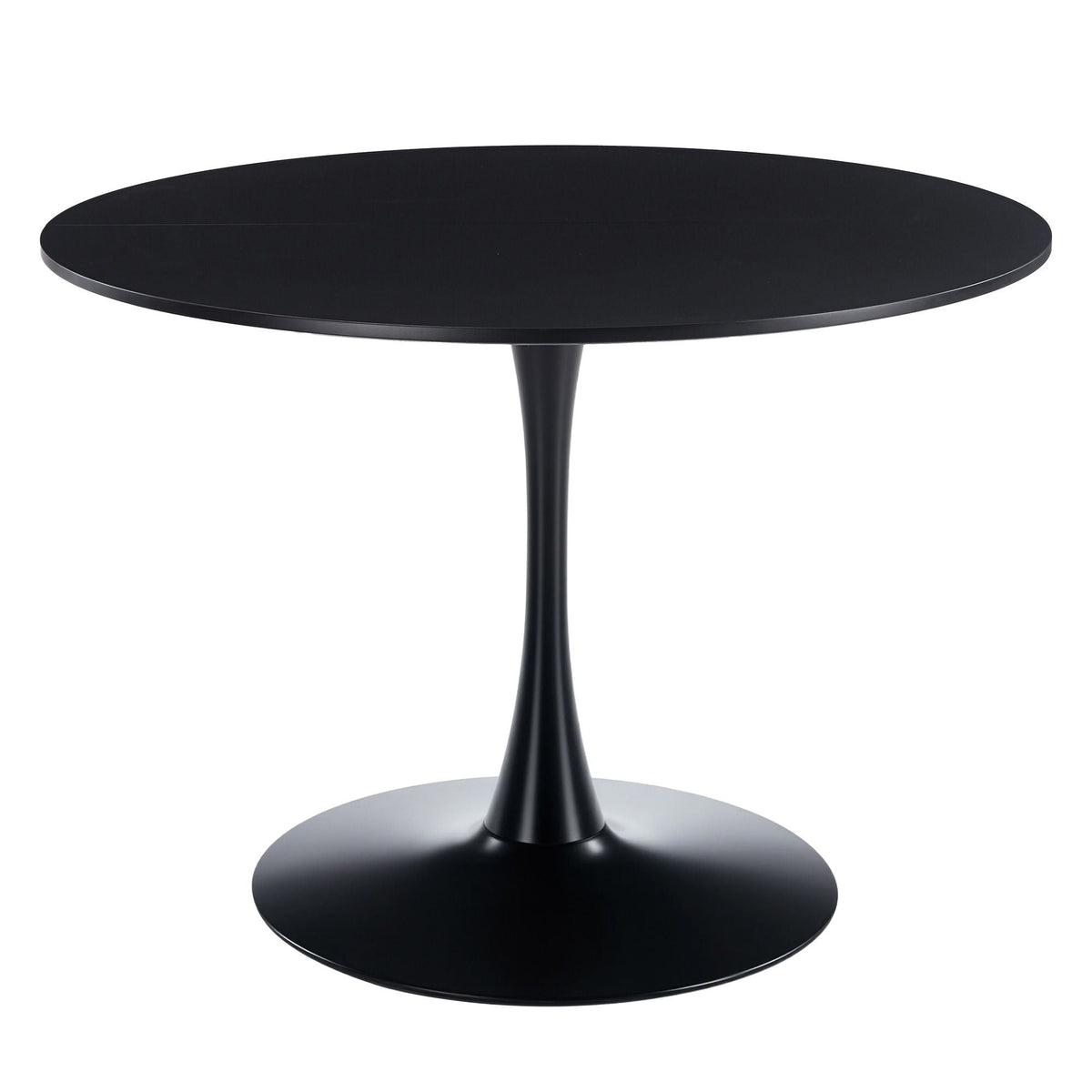 Tulip Special Round Dining Table with Round Top black pedestal base HouseOfZazla on Tampa Home & Garden Store