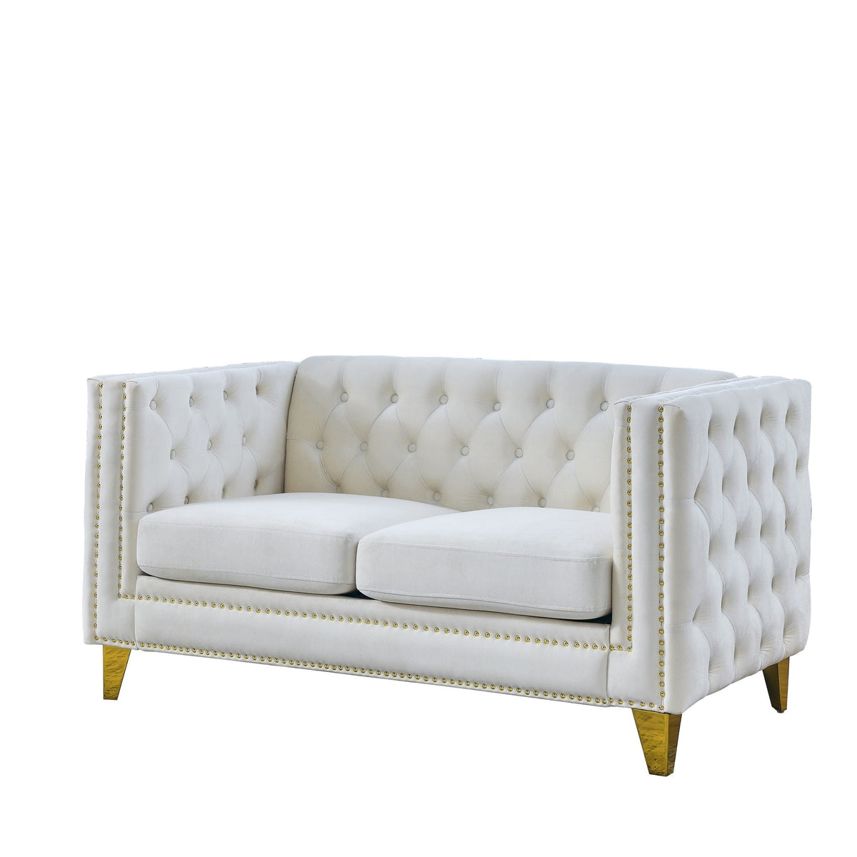 Upholstered Chesterfield Sofa for Living Room