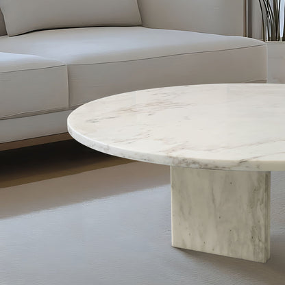 Luxury Marble Coffee Table With Unique Veining