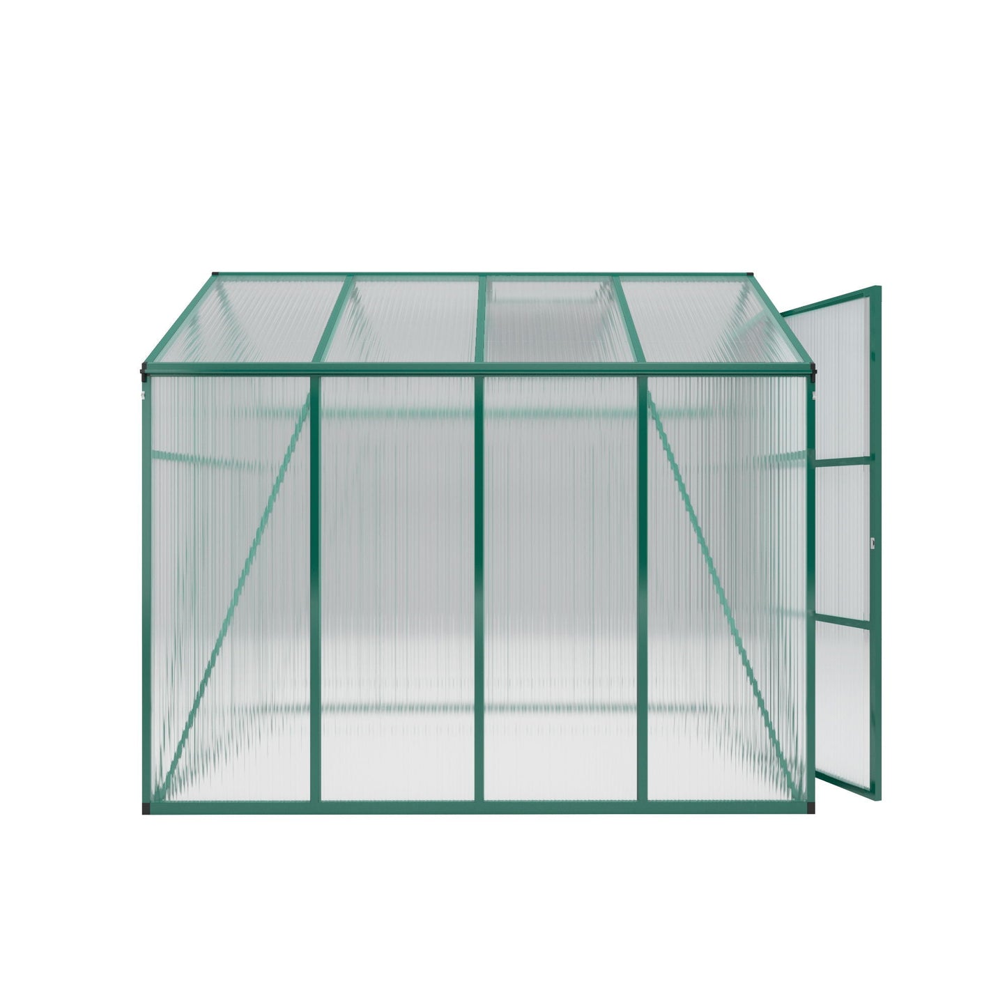 Strong Polycarbonate Walk In Greenhouse and Porch