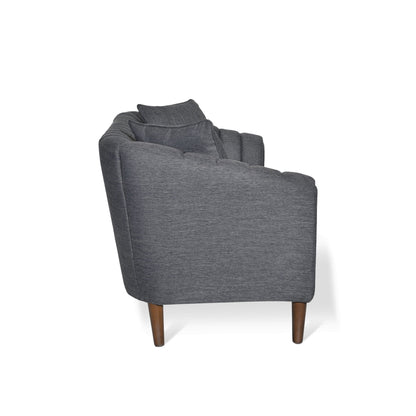 Contemporary Three Seater Sofa with Button Stitch