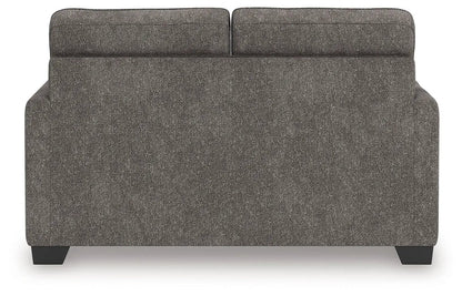 Olten Loveseat in Mocha Upholstery, Cozy