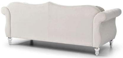 Hollywood Sofa with Glam Tufted Nailhead Trim