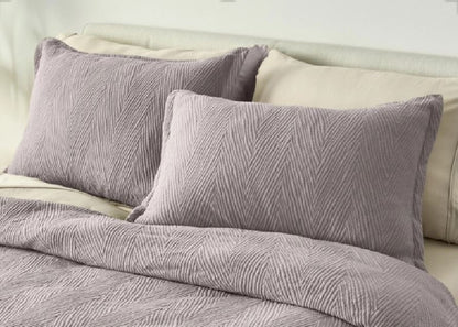 BedGear Performance King Duvet Set Taupe Arrowhead with chevron pattern shams HouseOfZazla on Tampa Home & Garden Store