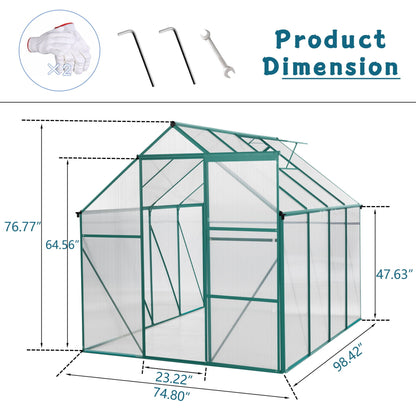 Outdoor Polycarbonate House and Raised Metal Base