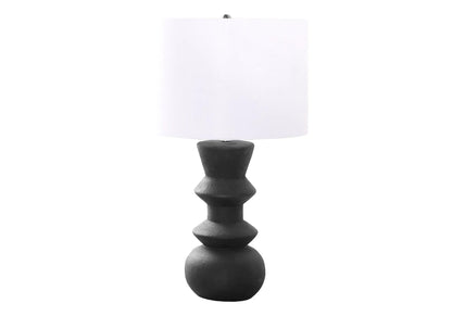 Ceramic Contemporary Table Lamp With Ivory Shade