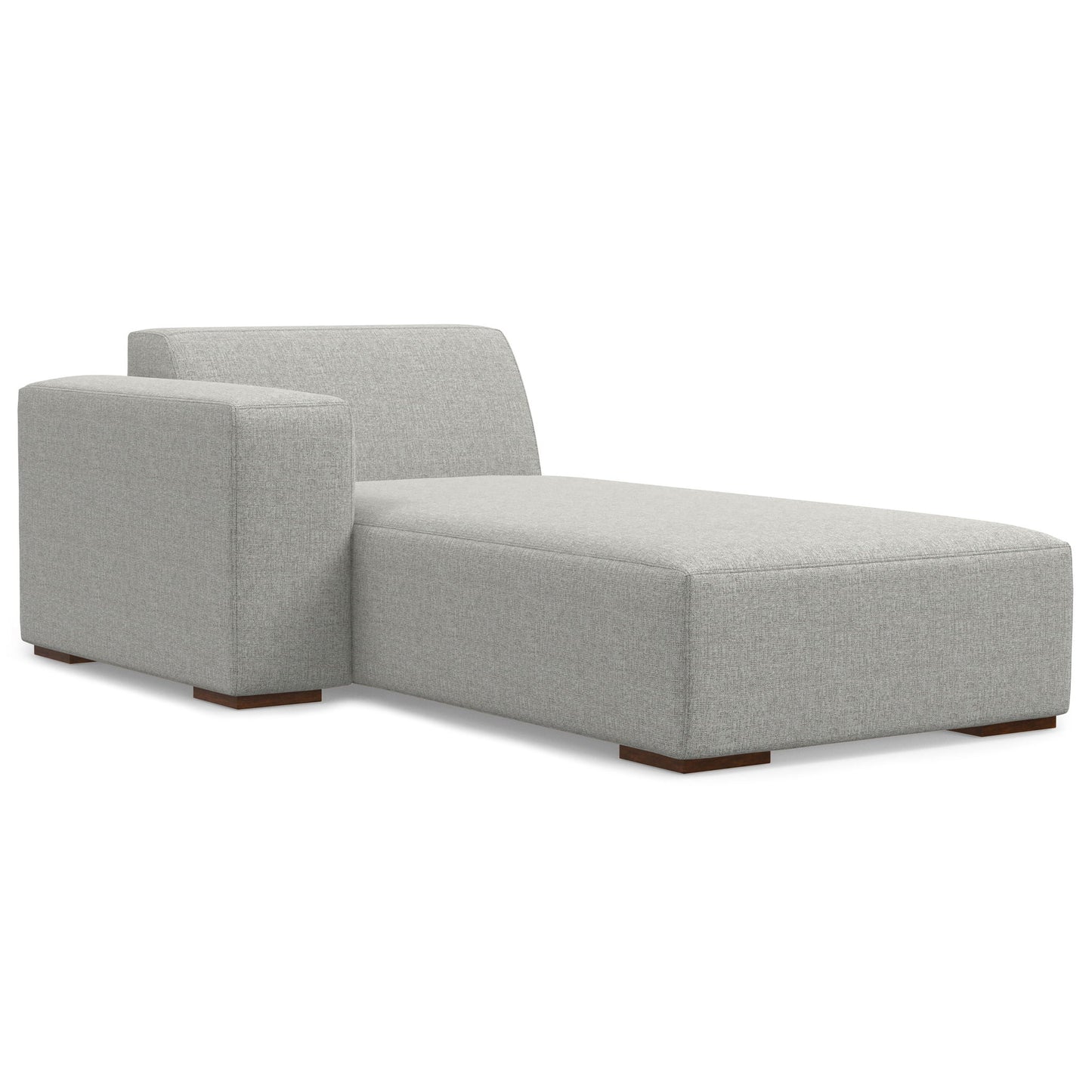 Rex Modern Asymmetrical Chaise Sofa Module