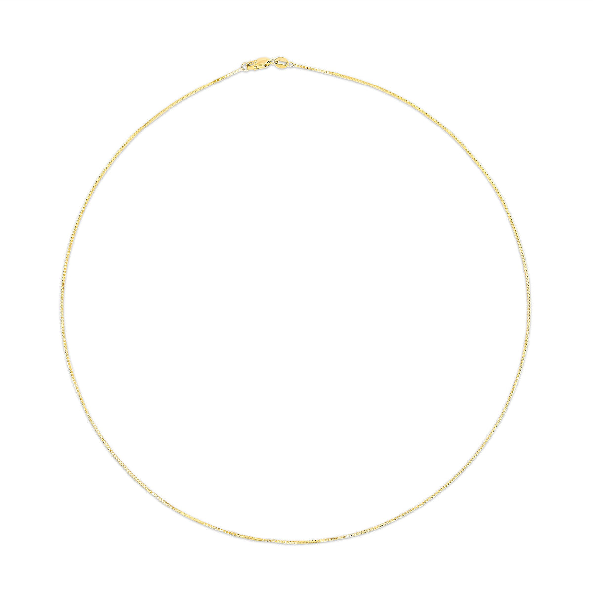 Solid 14K Yellow Gold Box Chain Necklace 0.75mm Unisex 16in Bids.com on Tampa Home & Garden Store
