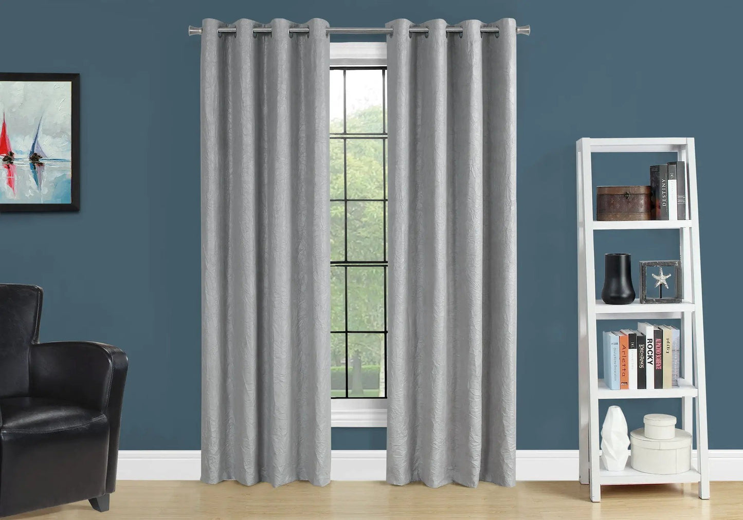 2 Piece Curtain Panel Set Room Darkening Grommet