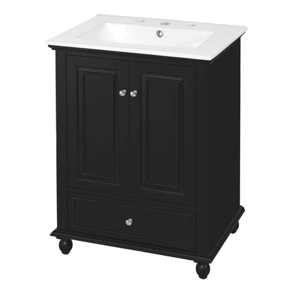Modern Bathroom Vanity With Sink and Drawer