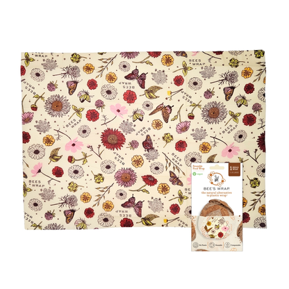 Envoltura de comida Bee's Wrap - Envoltura de pan Meadow Magic
