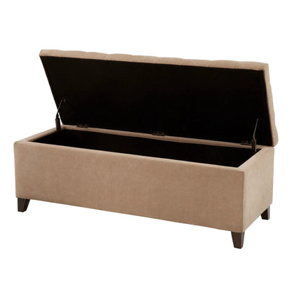 Tufted Top Storage Bench With Soft Close Lid