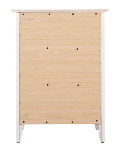 Daniel Nightstand With 3 Drawers In Wood Veneer