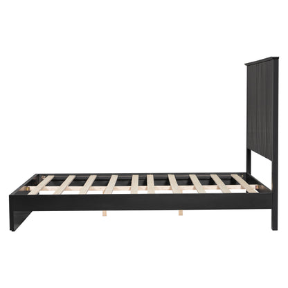Stylish And Modern Queen Size Wood Bed Frame