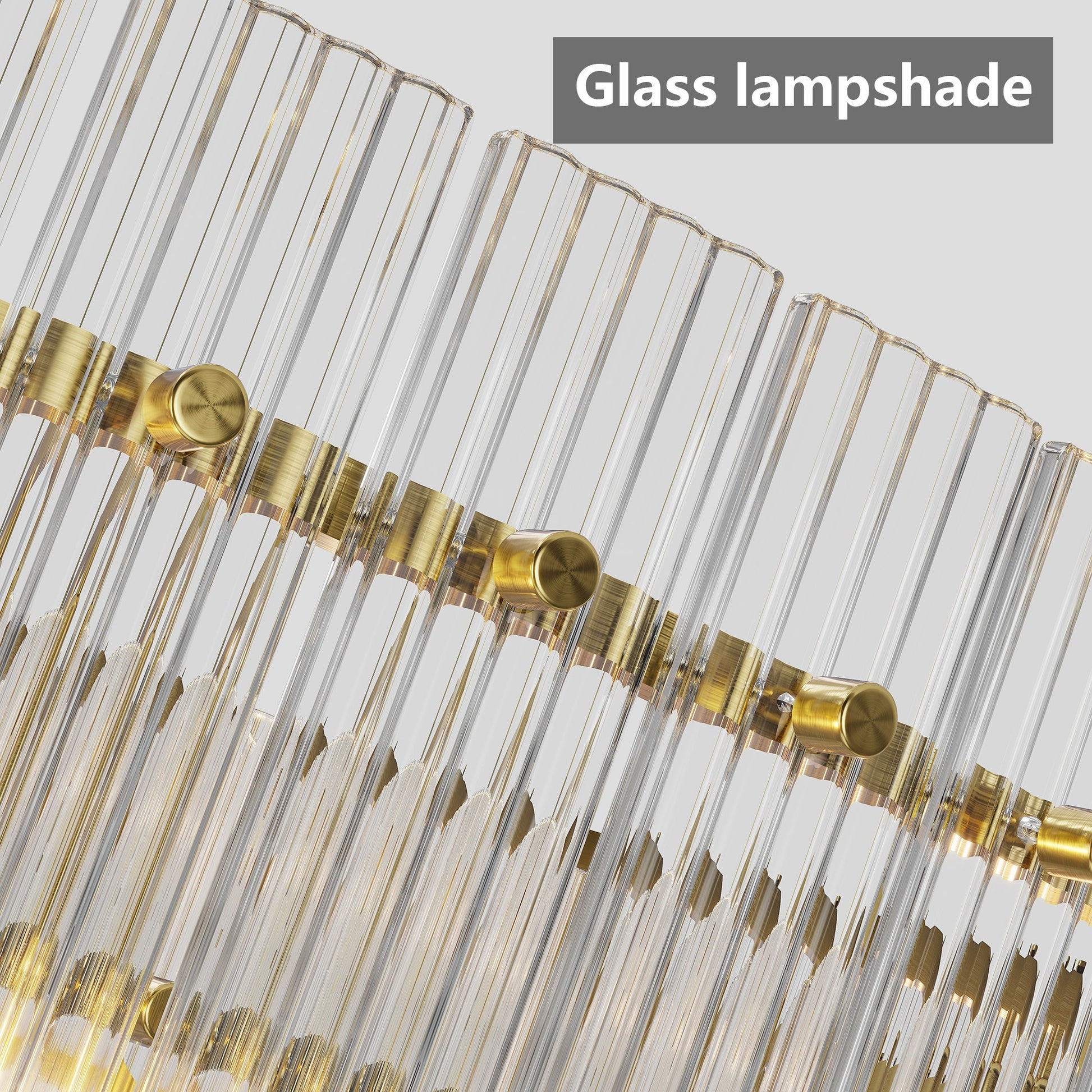 37in modern gold round 8-light crystal chandelier by HouseOfZazla on Tampa Home & Garden Store