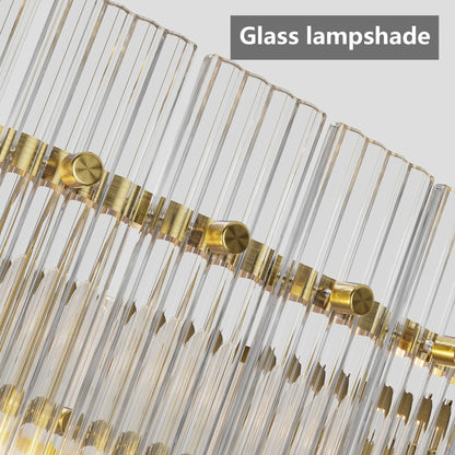 37in modern gold round 8-light crystal chandelier by HouseOfZazla on Tampa Home & Garden Store
