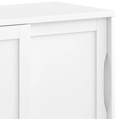 Harper Solid Rubberwood Storage Cabinet Modern