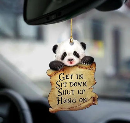 Car Pendant Sleeping Dog Angel Decor Hanging