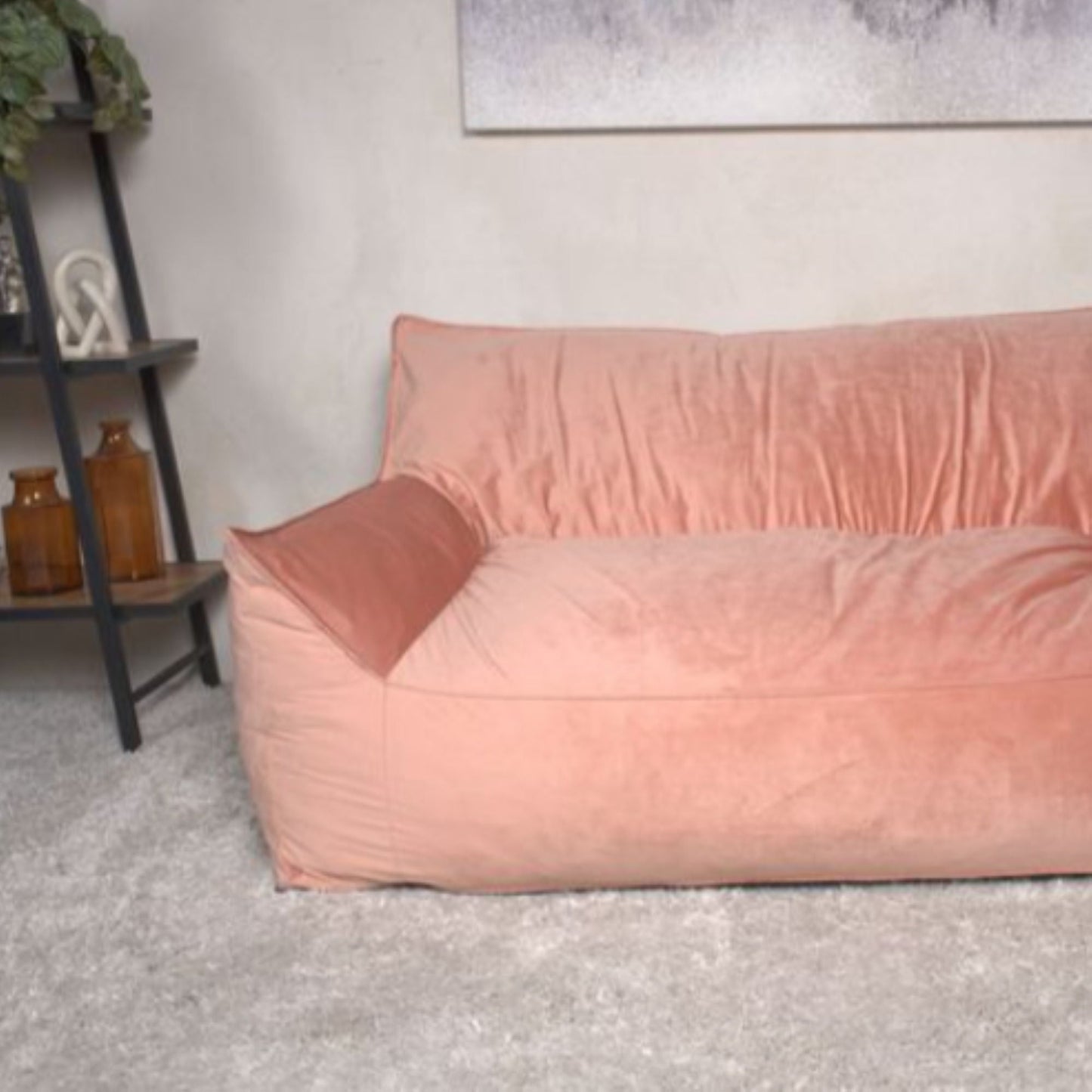 Fila Seater Bean Bag Chair with Armrests