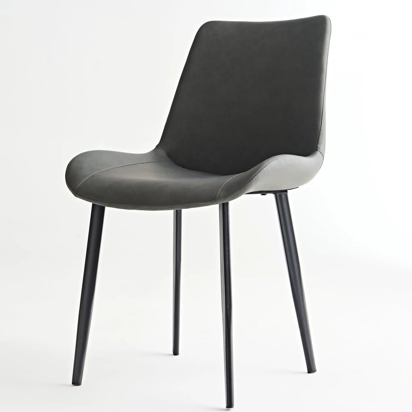 Dining Table Set with Chairs Set of 2 Gray