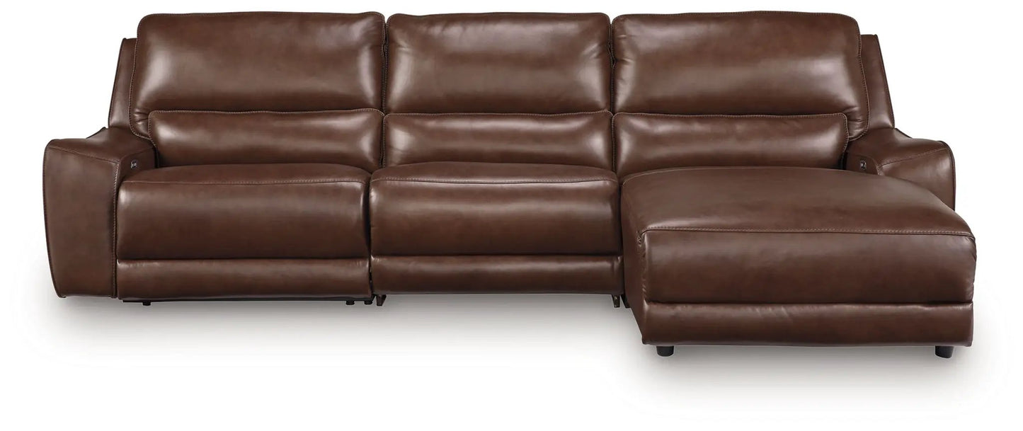DeepWakes Power Reclining Sectional with Chaise
