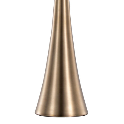 Diana Contemporary Table Lamp set of 2 gold brass finish bases HouseOfZazla on Tampa Home & Garden Store