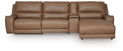 DeepWakes Power Reclining Sectional with Chaise