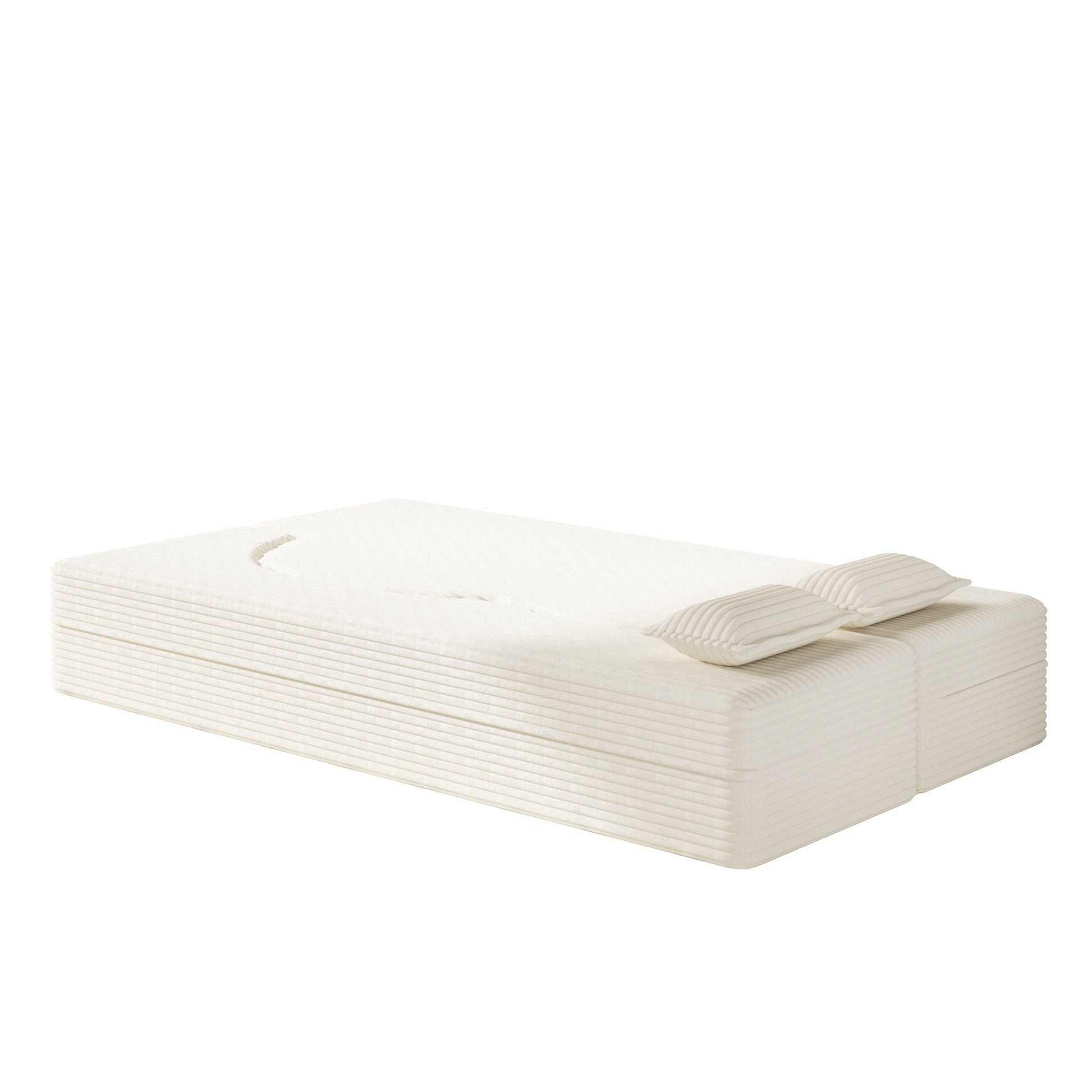 Floor Sofa With 2 Pillows HouseOfZazla, white convertible twin mattress for living room on Tampa Home & Garden Store