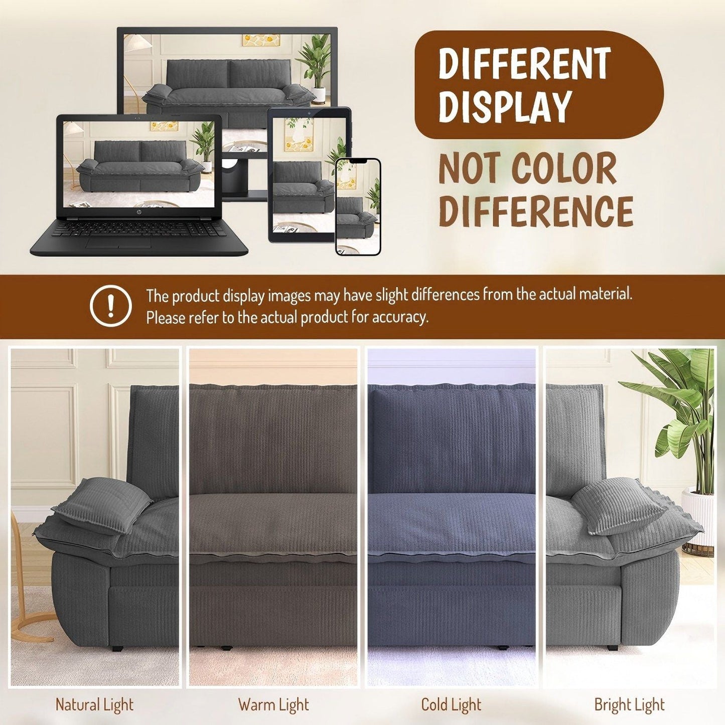 Queen Sleeper Bed and a 3 in 1 Convertible Sofa