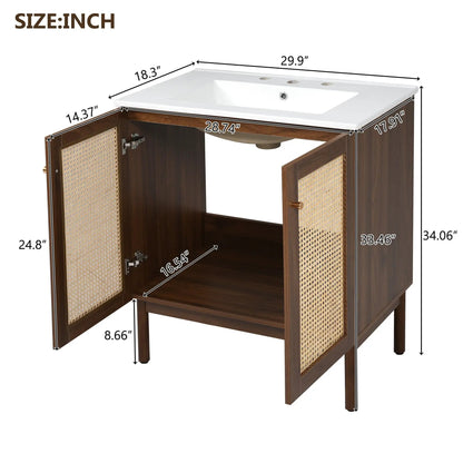 Bathroom Vanity Cabinet With Soft Close Doors