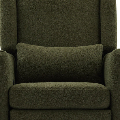 Wide Wingback Swivel Glider And Recliner