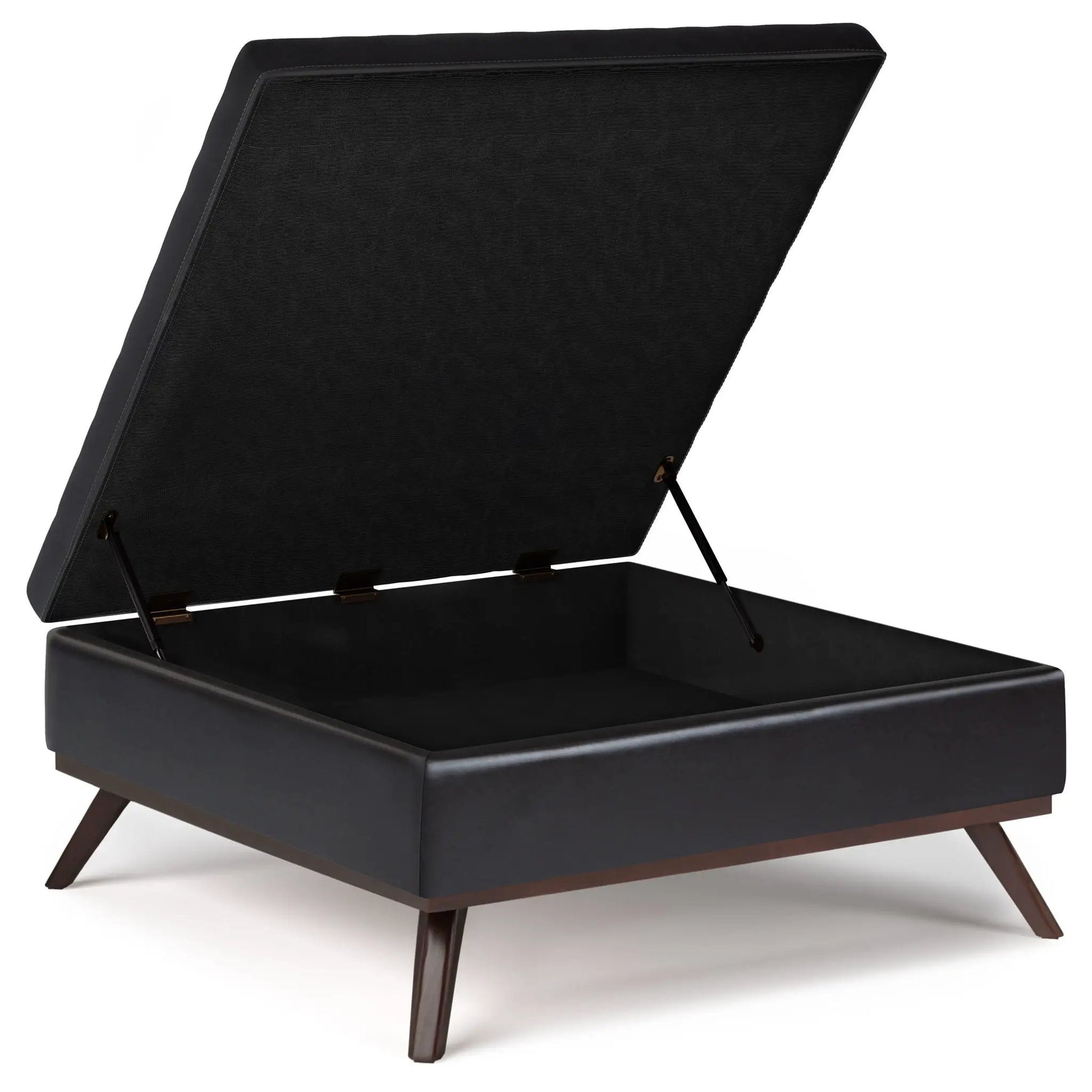 Owen coffee table storage ottoman black fabric lift-top with storage Unique Piece Furniture on Tampa Home & Garden Store